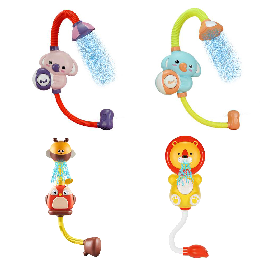 목욕 장난감 아기 물 게임 모델 수도꼭지 샤워, 전기 물 스프레이 장난감 수영 욕실 아기 장난감